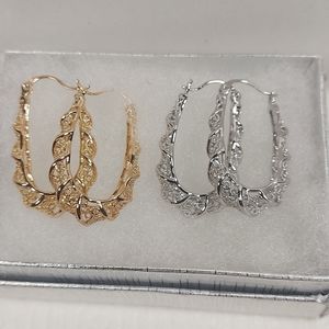 GOLD PLATED FASHION HOOP EARRINGS